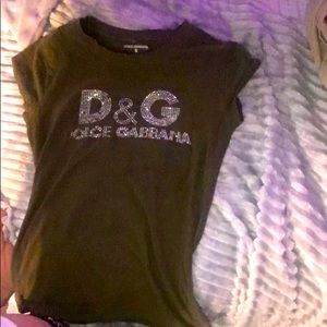 D @ G Rine stone T shirt  used